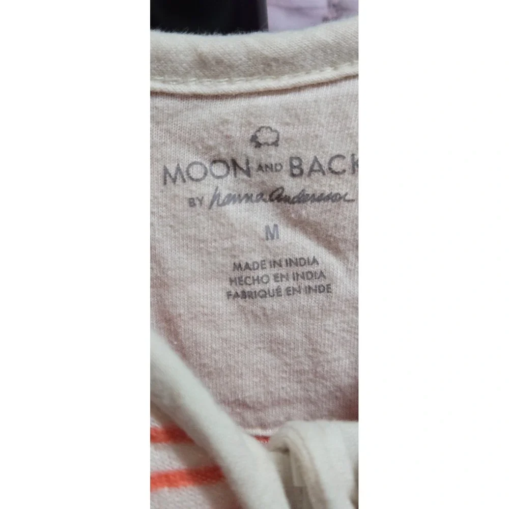 Moon and Back by Hanna Andersson Quilted Sleep Sack Orange‎ Stripe Medium